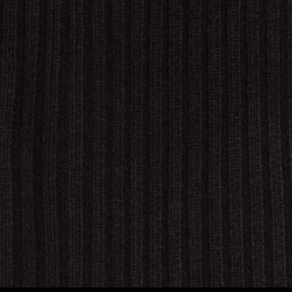All Saints Black Ribbed Scarf nwt - Picture 2 of 2
